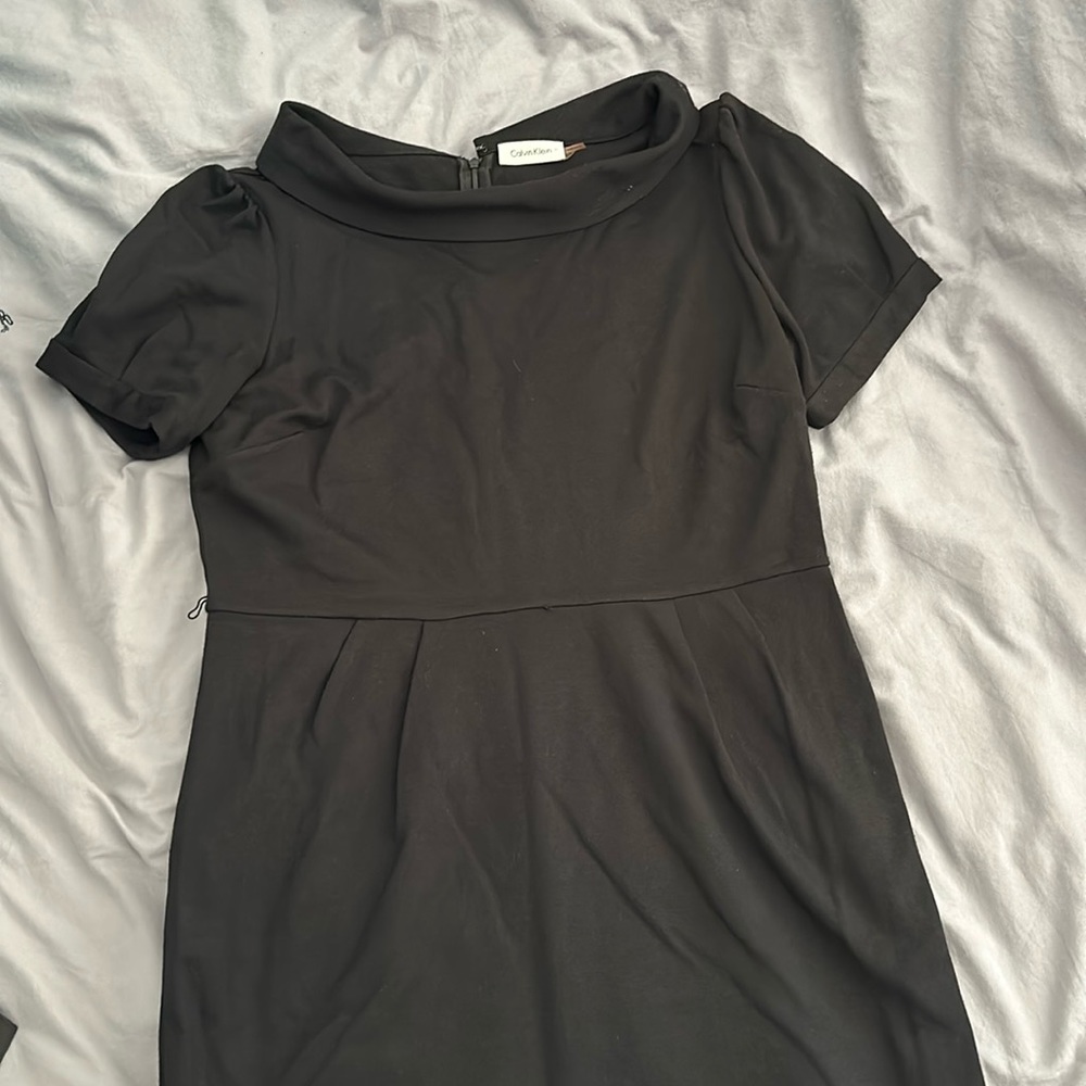 Calvin Klein Midi Collared dress